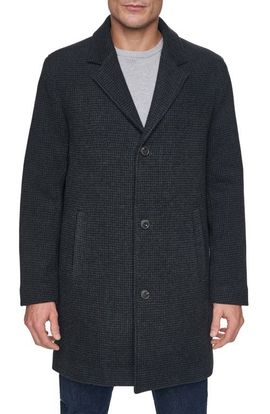 Cole Haan Cole Haan Check Flannel Coat