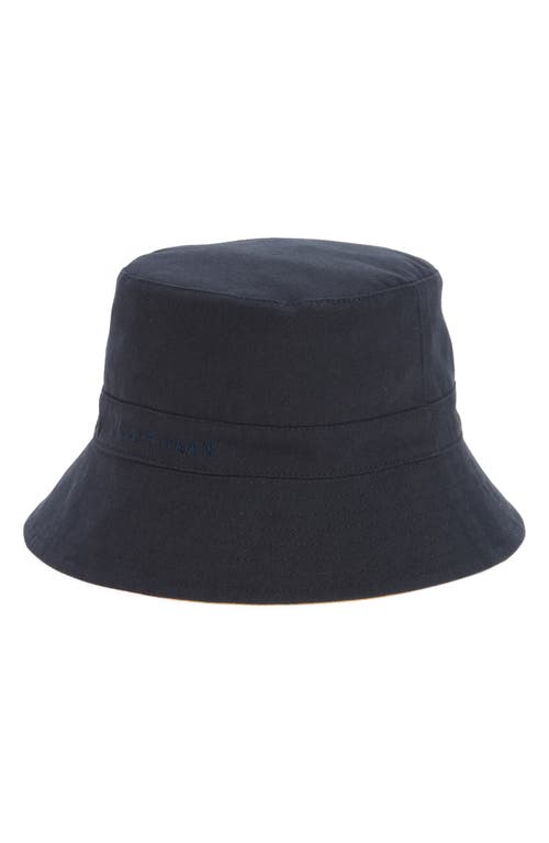 Cole Haan Cole Haan Embroidered Reversible Cotton Bucket Hat