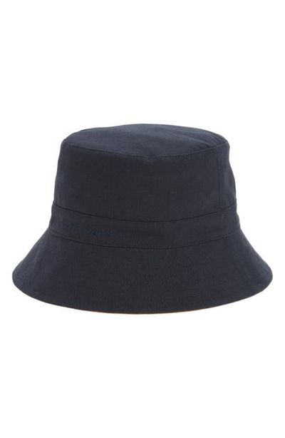Cole Haan Cole Haan Embroidered Reversible Cotton Bucket Hat