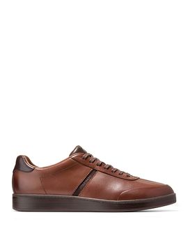 Cole Haan Cole Haan Men's GrandPr SkyWeave Leather Court Sneakers