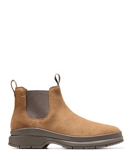 Cole Haan Cole Haan Men's Windham Grand Suede Waterproof Chelsea Boots