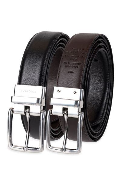Cole Haan Cole Haan Reversible Feather Edge Leather Belt