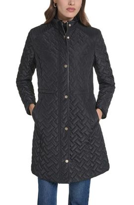 Cole Haan Cole Haan Signature Quilted Stand Collar Jacket