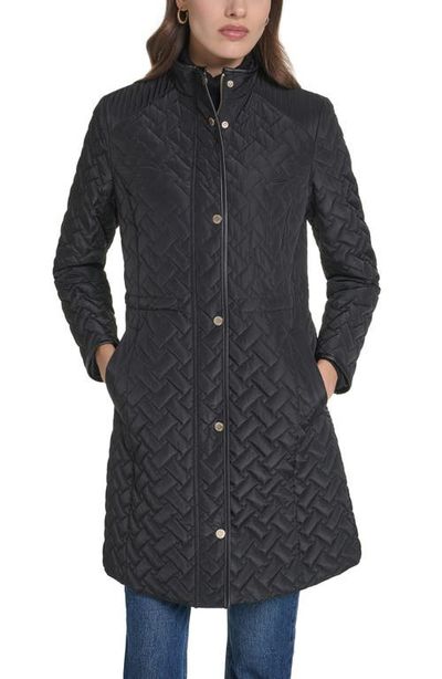 Cole Haan Cole Haan Signature Quilted Stand Collar Jacket