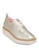 Cole Haan Cole Haan Women's Lace Up Platform Brogue Wingtip Oxford Flats - 1
