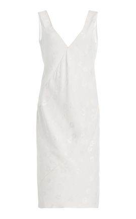 COLLEEN ALLEN COLLEEN ALLEN Bias Floral Jacquard Dress