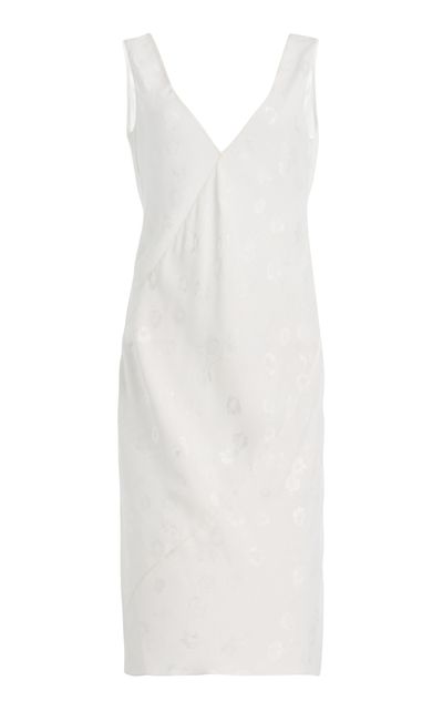 COLLEEN ALLEN COLLEEN ALLEN Bias Floral Jacquard Dress