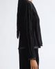 Colleen Allen Colleen Allen Crushed Velvet Crewneck Top - 4