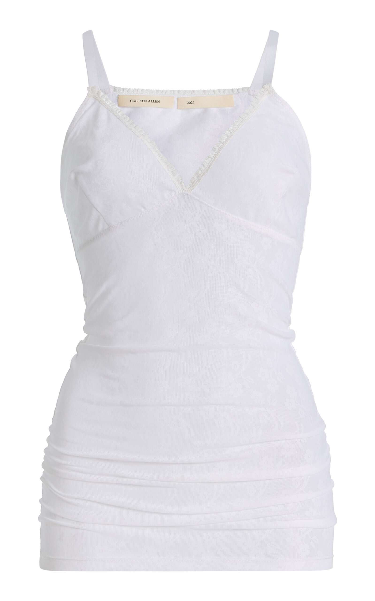 COLLEEN ALLEN COLLEEN ALLEN Floral Vintage Tank Top White XL