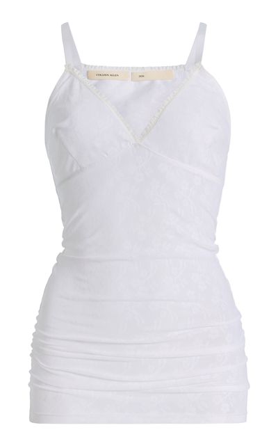 COLLEEN ALLEN COLLEEN ALLEN Floral Vintage Tank Top White XL
