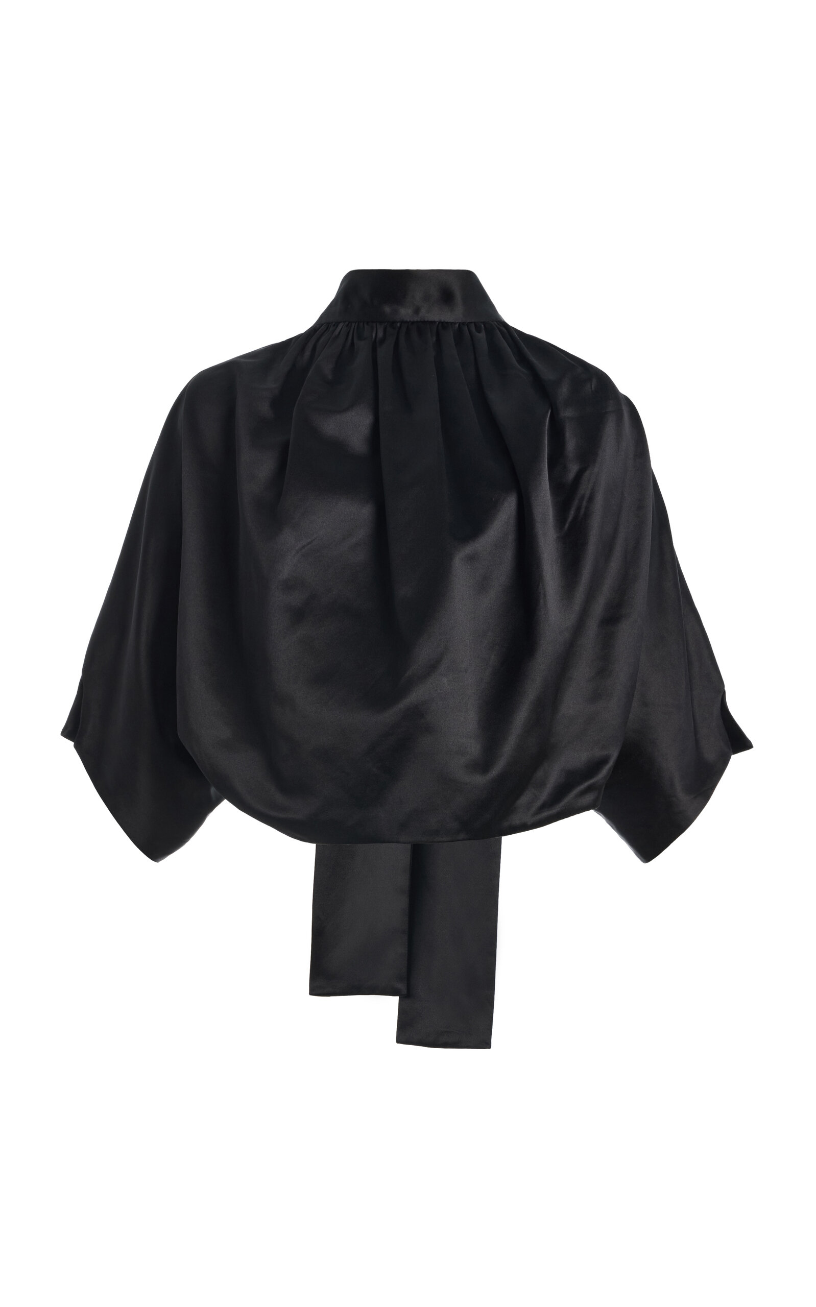COLLEEN ALLEN COLLEEN ALLEN Gathered Scarf Silk Voile Top