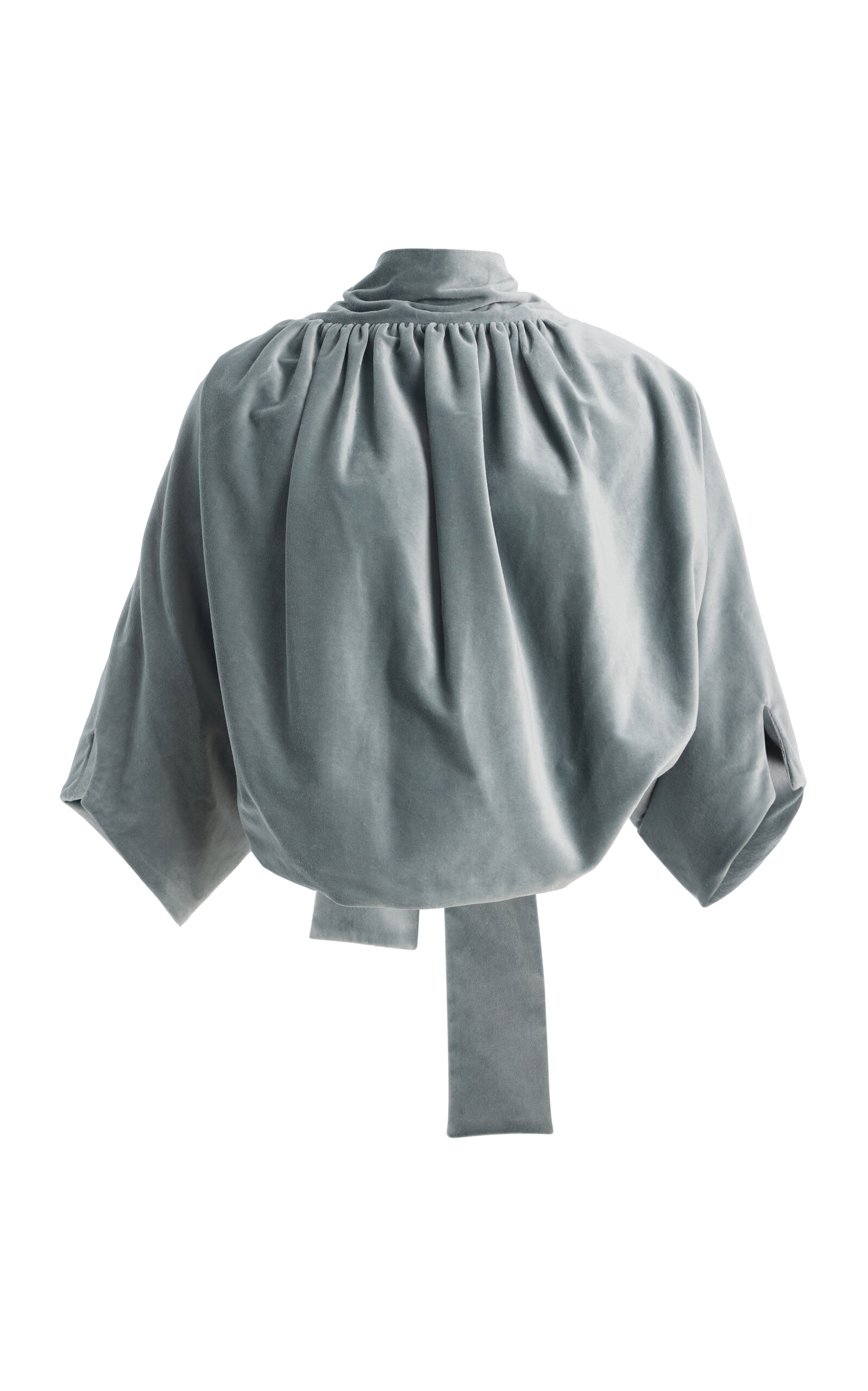 COLLEEN ALLEN COLLEEN ALLEN Gathered Shrug Cotton Velvet Jacket