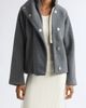 Colleen Allen Colleen Allen High Collar Raglan Fleece Jacket - 1