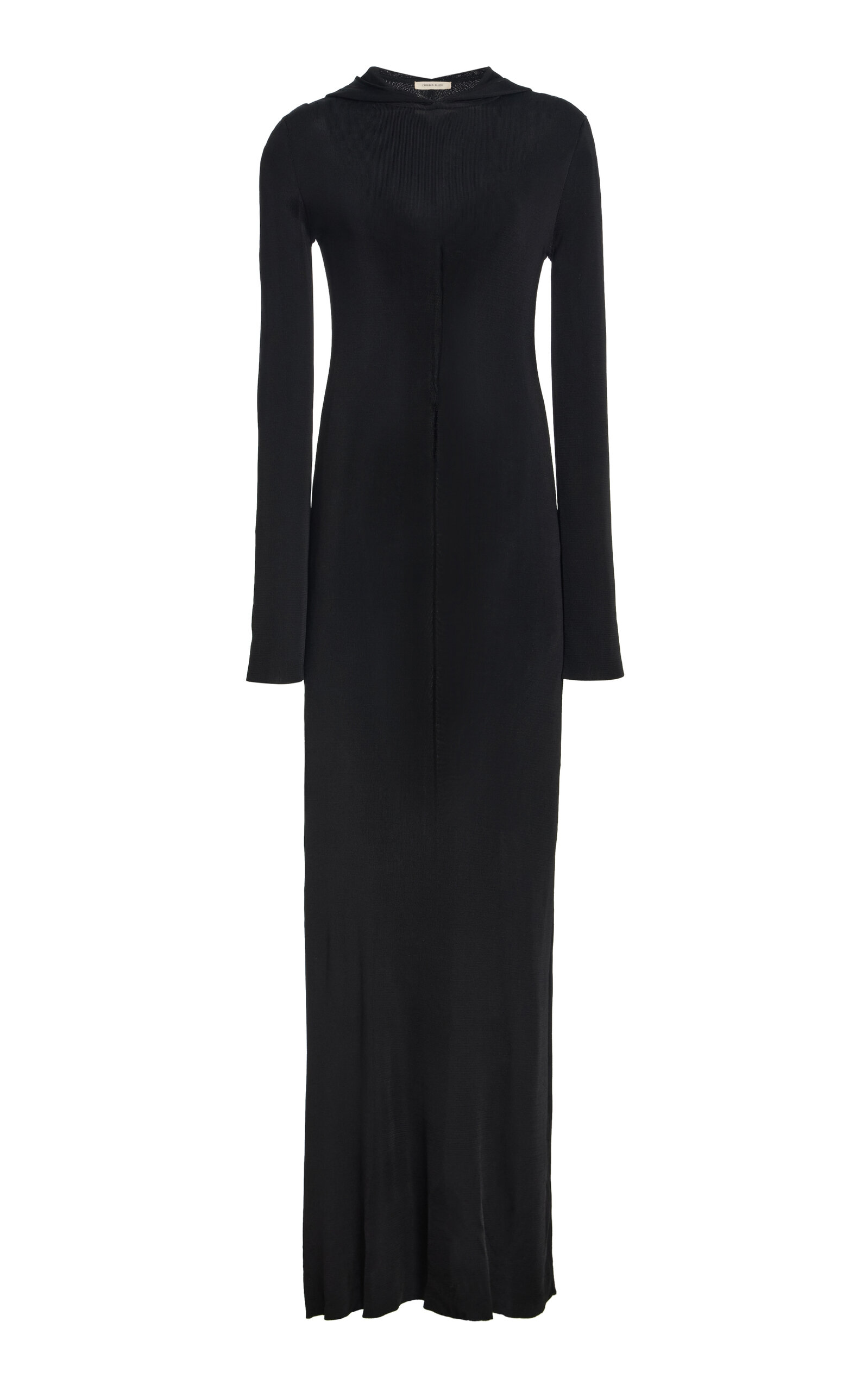 COLLEEN ALLEN COLLEEN ALLEN Hooded Cotton Cashmere Knit Dress