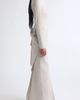 Colleen Allen Colleen Allen Tailored Bustle Striped Cotton & Silk Maxi Dress - 3