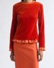 Colleen Allen Colleen Allen Velvet Crewneck Shirt - 1