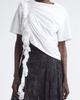 Collina Strada Collina Strada Amaryllis Duo Organic Cotton & Lace Crop T-Shirt - 1