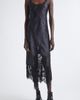 Collina Strada Collina Strada Anemone Satin & Lace Tank Dress - 1