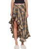 Collina Strada Collina Strada Beige & Black Florist Midi Skirt - 1