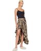 Collina Strada Collina Strada Beige & Black Florist Midi Skirt - 4