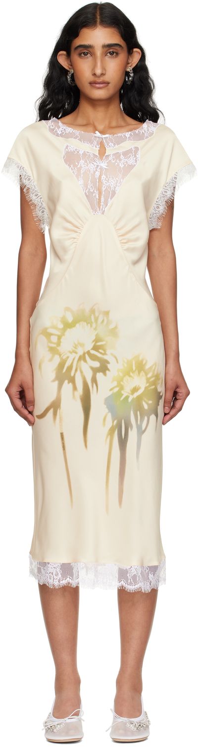knee length dresses for ladies Water lily