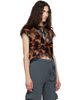 Collina Strada Collina Strada Black & Brown Waterliliy Top - 2