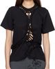 Collina Strada Collina Strada Black Organic Cotton Mini Tosh T-shirt - 1