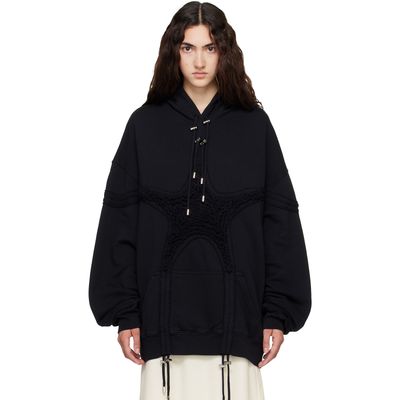 Collina Strada Collina Strada Black Soft Star Hoodie
