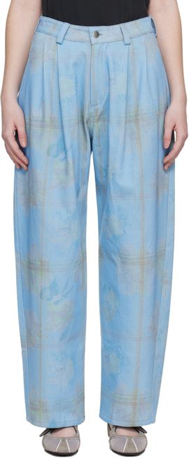 Collina Strada Collina Strada Blue Catchfly Denim Trousers