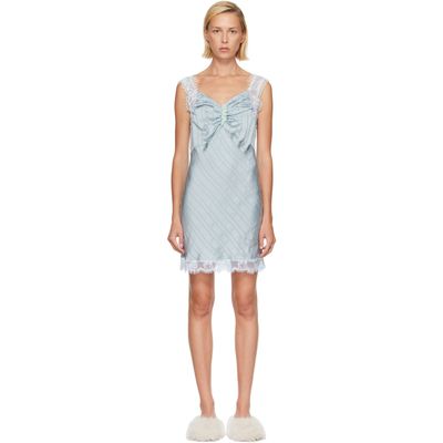Collina Strada Collina Strada Blue Raina Minidress