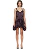 Collina Strada Collina Strada Brown Valerian Slip Minidress - 1