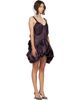 Collina Strada Collina Strada Brown Valerian Slip Minidress - 2