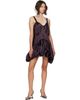 Collina Strada Collina Strada Brown Valerian Slip Minidress - 5