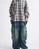 Collina Strada Collina Strada Chason Country Plaid Cotton Blend Scrunch Shirt  - 1