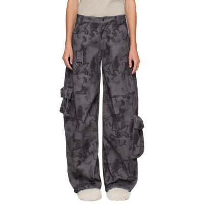 Collina Strada Collina Strada Gray & Black Lawn Cargo Pants