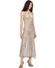 Collina Strada Collina Strada Gray Pamela Slip Midi Dress - 4