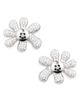 Collina Strada Collina Strada Happy Blossom Crystal Pavé Mismatched Stud Earrings - 1