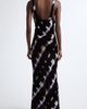 Collina Strada Collina Strada Jacqueline Painted Plaid Plunge Neck Velvet Slipdress - 2
