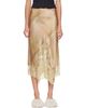Collina Strada Collina Strada Khaki Hiss Midi Skirt - 1