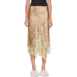 Collina Strada Collina Strada Khaki Hiss Midi Skirt