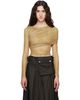 Collina Strada Collina Strada Khaki Wrapped Cardio Crew T-shirt - 1