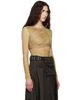 Collina Strada Collina Strada Khaki Wrapped Cardio Crew T-shirt - 2
