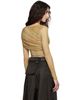 Collina Strada Collina Strada Khaki Wrapped Cardio Crew T-shirt - 3