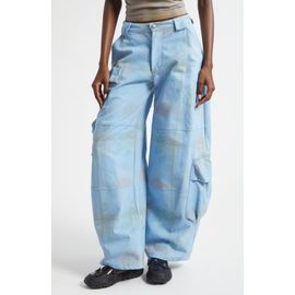 Collina Strada Collina Strada Lawn Floral Plaid Cargo Jeans