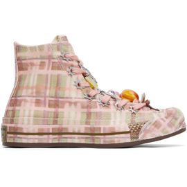 Collina Strada Collina Strada Pink & Green Converse Edition Chuck 70 Hi Sneakers