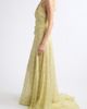 Collina Strada Collina Strada Plume Plaid Silk Chiffon Gown - 3