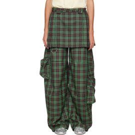 Collina Strada Collina Strada Purple & Green Lawn Skirt Cargo Pants