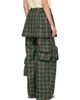 Collina Strada Collina Strada Purple & Green Lawn Skirt Cargo Pants - 3