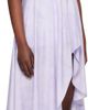 Collina Strada Collina Strada Purple Lilac Floral Scribble Tulip Midi Dress - 2