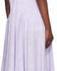 Collina Strada Collina Strada Purple Lilac Floral Scribble Tulip Midi Dress - 3